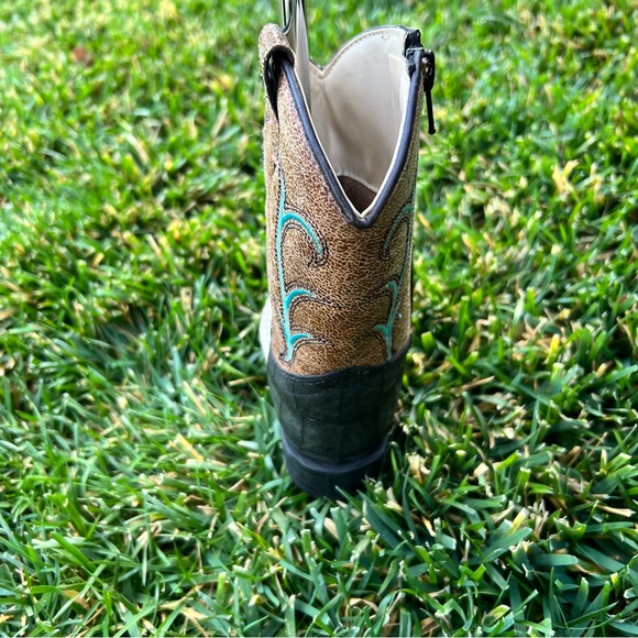 Custom Western Cowboy Boot OldWest Golf Club Putter Head Cover Brown Black NEW - Picture 7 of 7